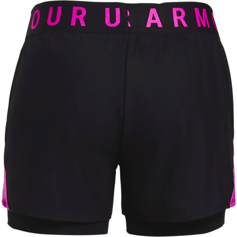 Женские Шорты теннисные Under Armour Play Up 2in1 Shorts - black/pink