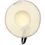 Шляпа женская с широкими полями «TiraMiSu- Майли», цвет белый, р58, ширина полей 11см