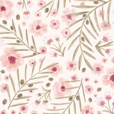 Цветы и олива