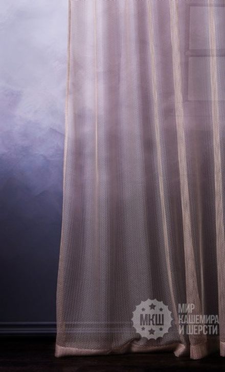 Тюль ГАЛАХАРД (арт. BL01-227-03)  - 300х270 см.  - (Возможна высота 250 см.) - бежевая