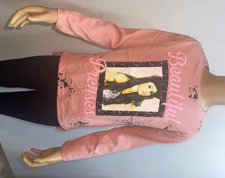 00265 Футболка д/рукав д/девочки CMK