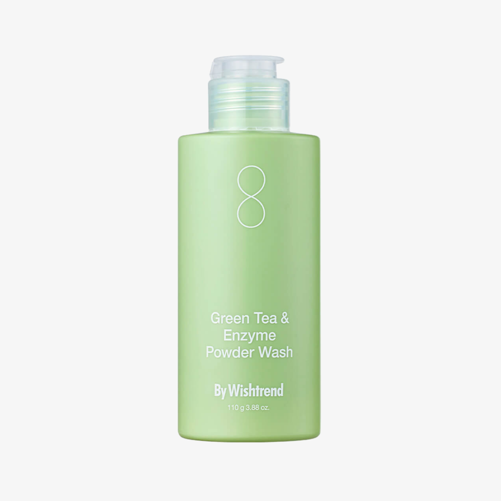BY WISHTREND Энзимная пудра для умывания с ароматом матчи Green Tea & Enzyme Powder Wash (110 мл)