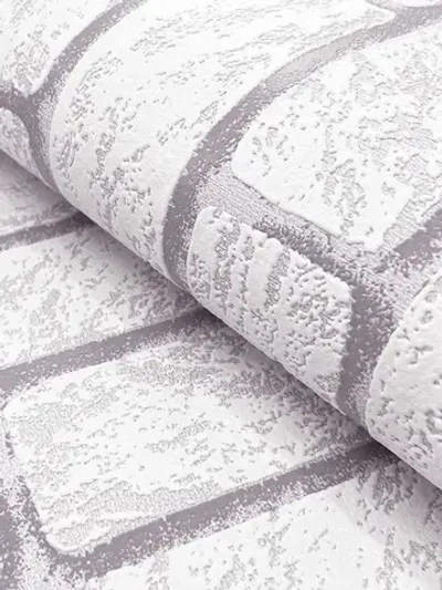 Обои флизелин и вспененный винил, кирпич бежевый, метровые, для кухни, Стена (VILIA, 1591-62)