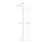 Светильник садово-парковый поворотный Argos 8W 4000K черный 35122/D
