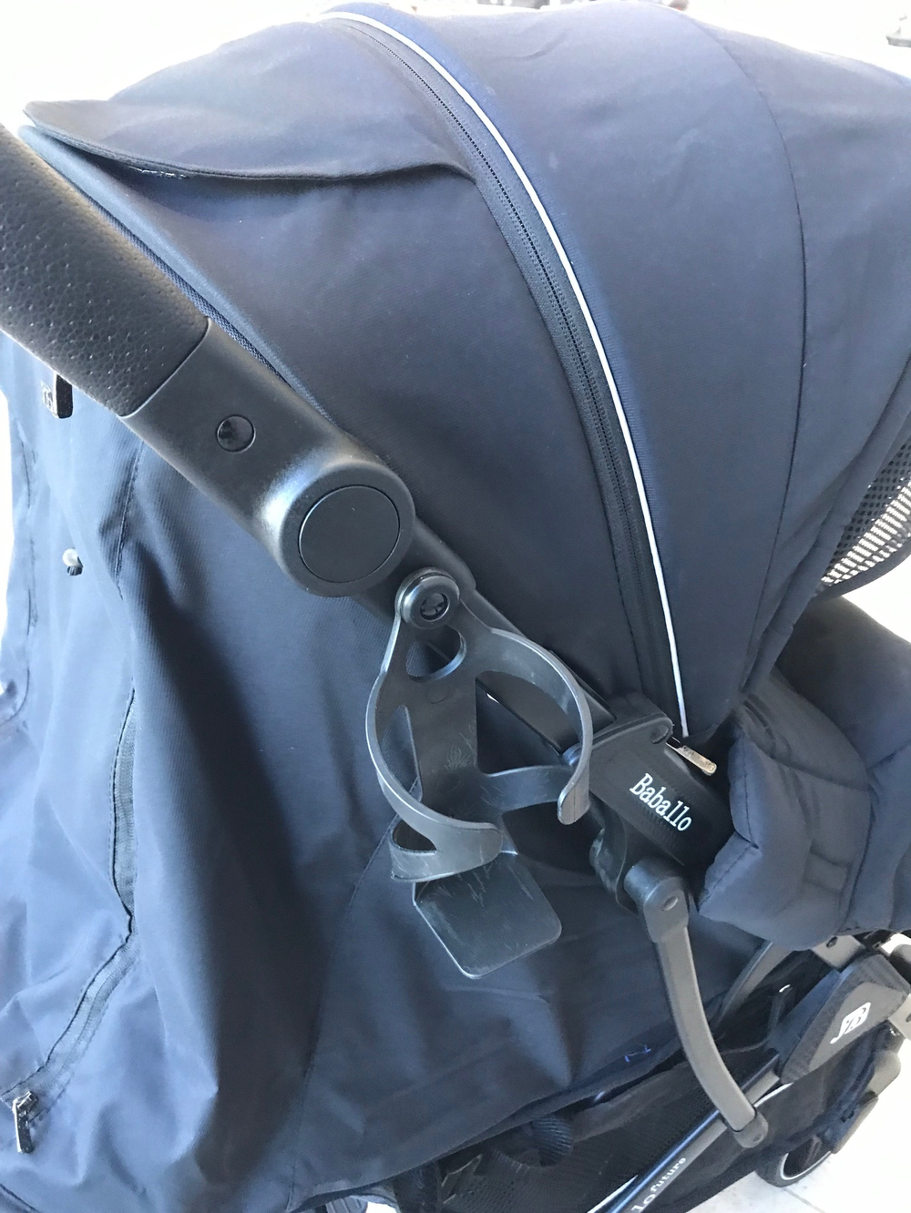 Коляска прогулочная Babalo 2024 черный текстиль на черной раме