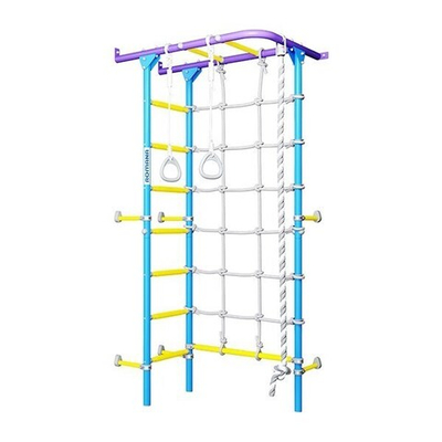 Шведская стенка ROMANA S4 Сиренево/голубой