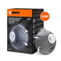 Респиратор REMIX с угольным фильтром и клапаном выдоха (FFP2)