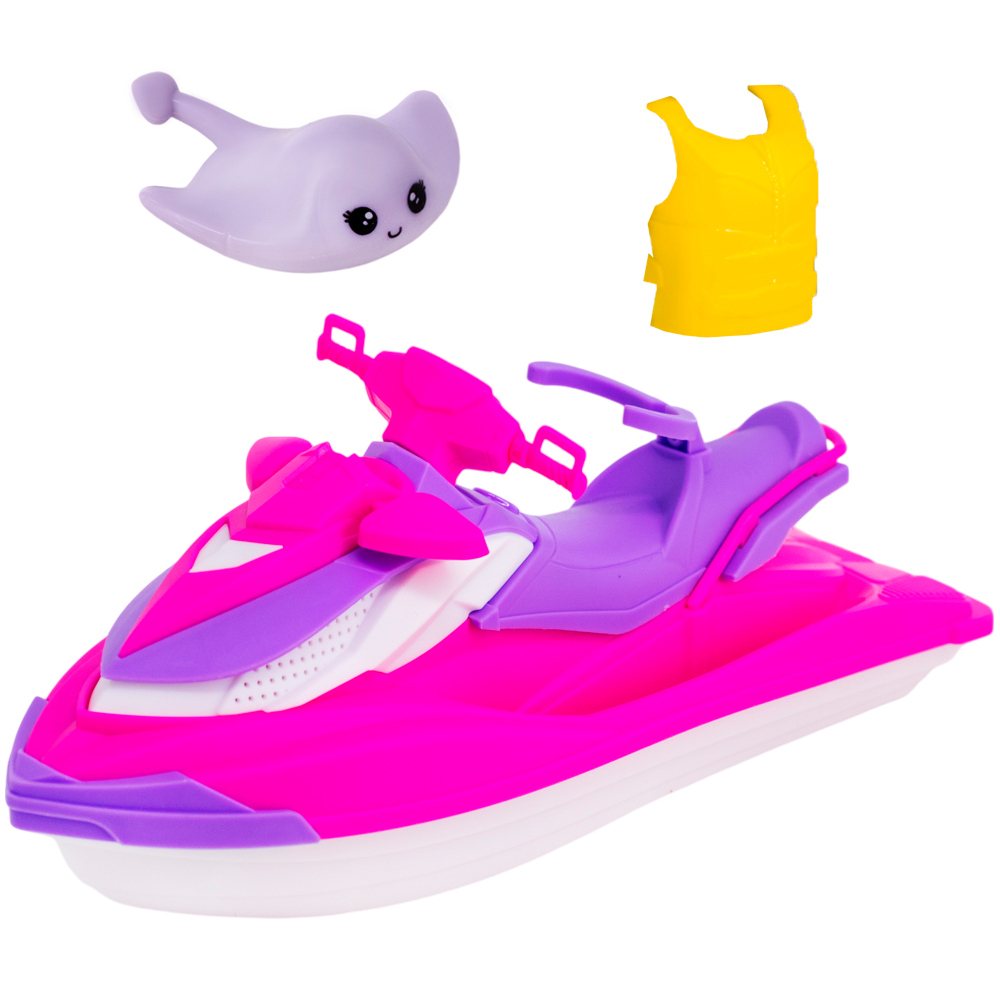 Кукла малышка 55874 на катере в кор.