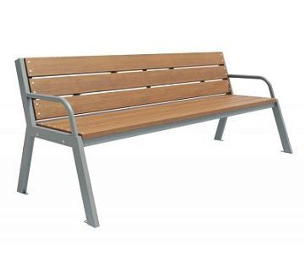 Скамейка стальная «Уездный город»