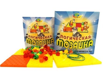 Учебно игровое пособие Мозаика логическая 3-6 лет Корвет