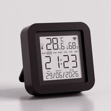 Умный датчик температуры и влажности 76270/01 чёрный Elektrostandard