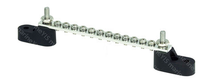 Колодка распределительная электромонтажная с защитной крышкой, 12 контактов