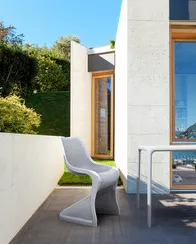 Стул Bloom серебристый серый