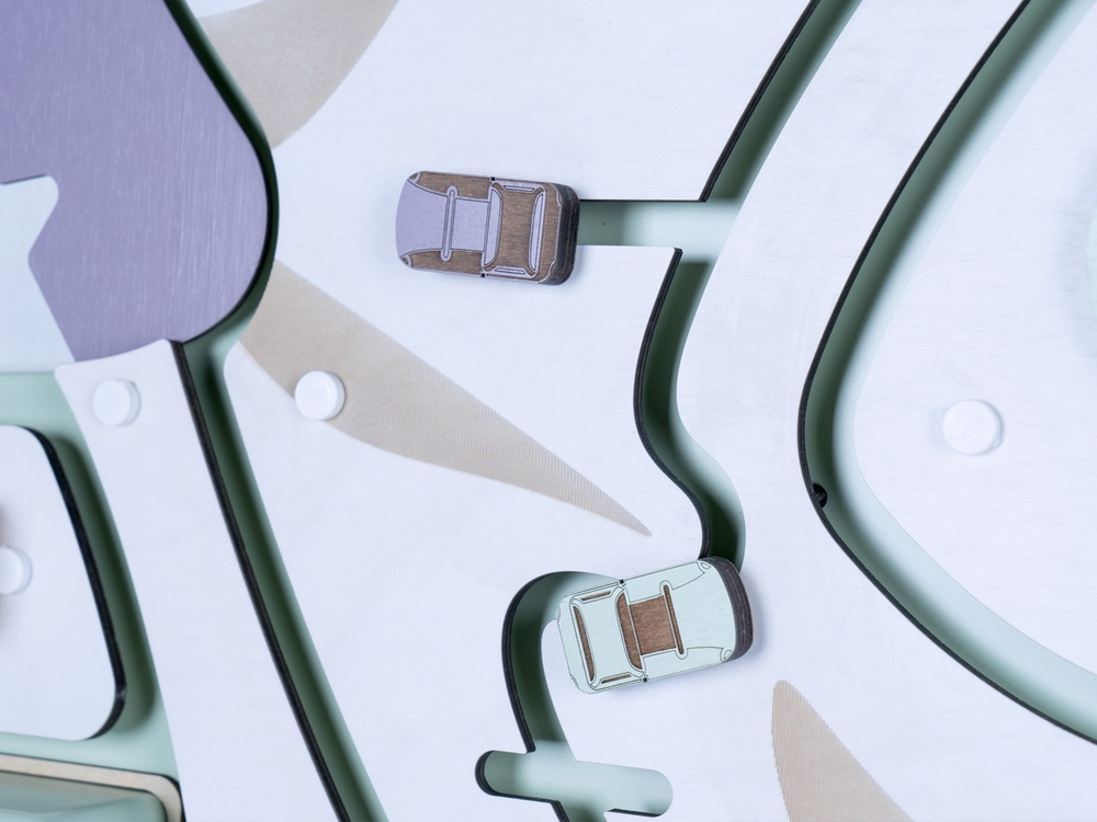 Интерактивный бизиборд Зебруша