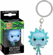 Брелок Funko Pocket POP! Keychain: Rick & Morty: Hologram Rick Clone