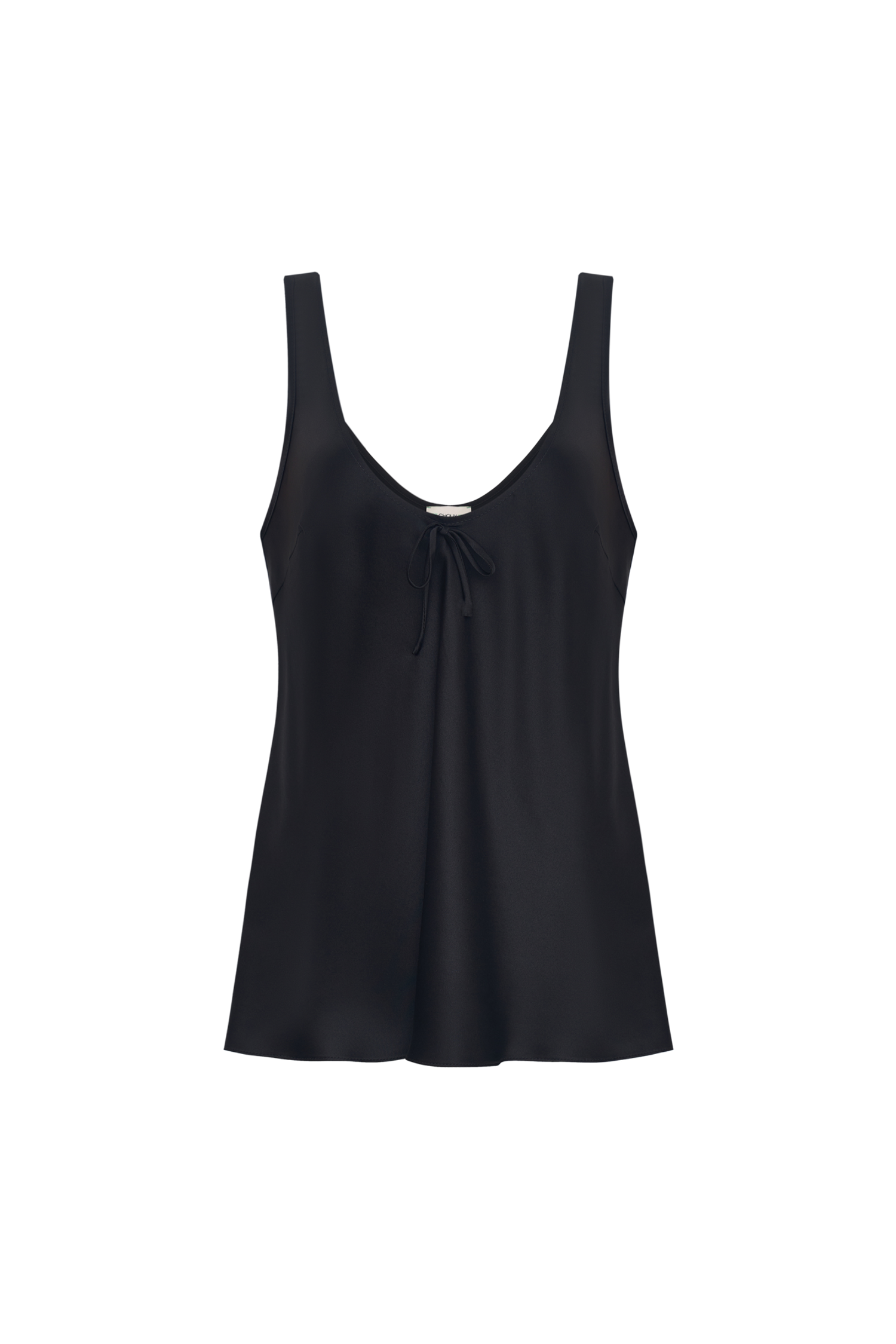 Топ шелковый (В рамках приличия), черный