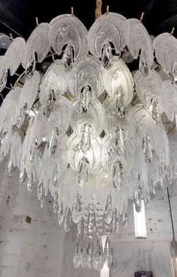 Люстра 6489P/D800 gold/clear