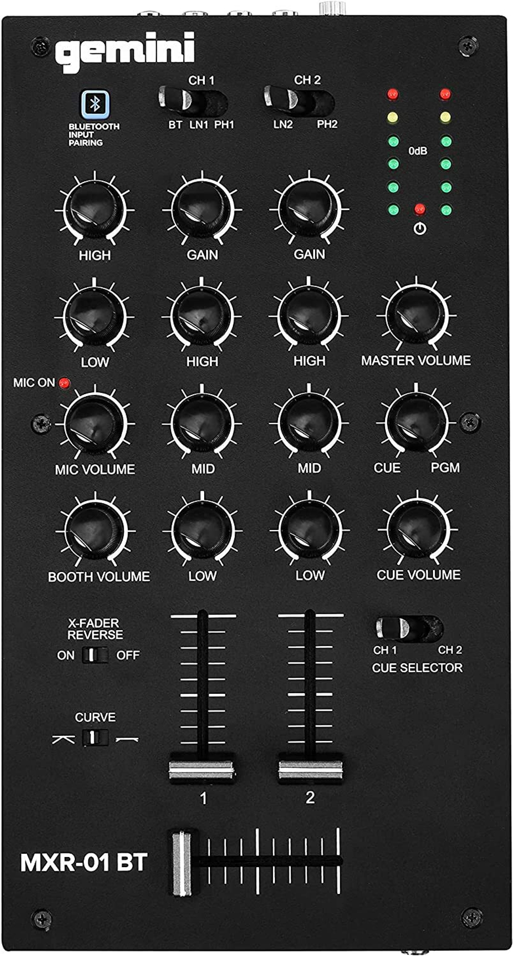 DJ микшер GEMINI MXR-01BT