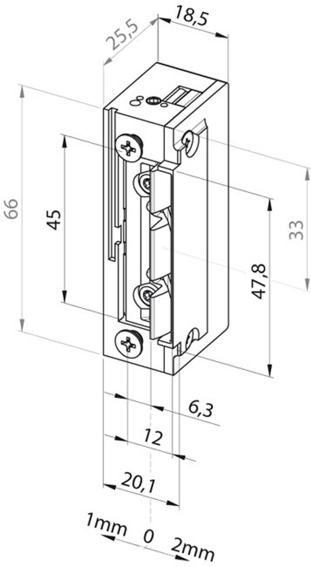 Электрозащелка 138F.13