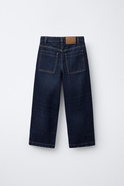 ZARA ДЖИНСЫ СВОБОДНОГО КРОЯ, СИНИЙ
