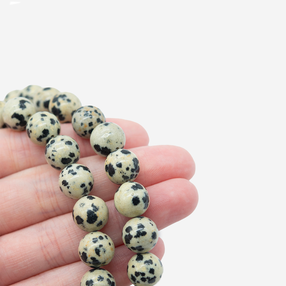 Аплит натуральный (Яшма далматин), 10,8мм, шар