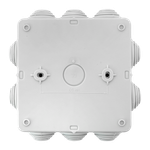 Коробка уравнивания потенциалов КУП-030-014 с крышкой наружная (100x100x50) для прямого монтажа, 10 мембр. вводов серая IP55 EKF