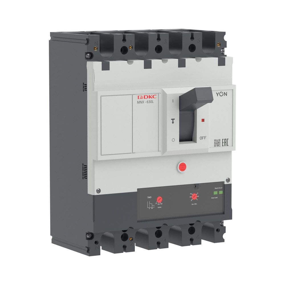 Авт. выкл. пост. тока YON pro MNX630M 4P 550A 85kA при DC1000V расц. TMD DC