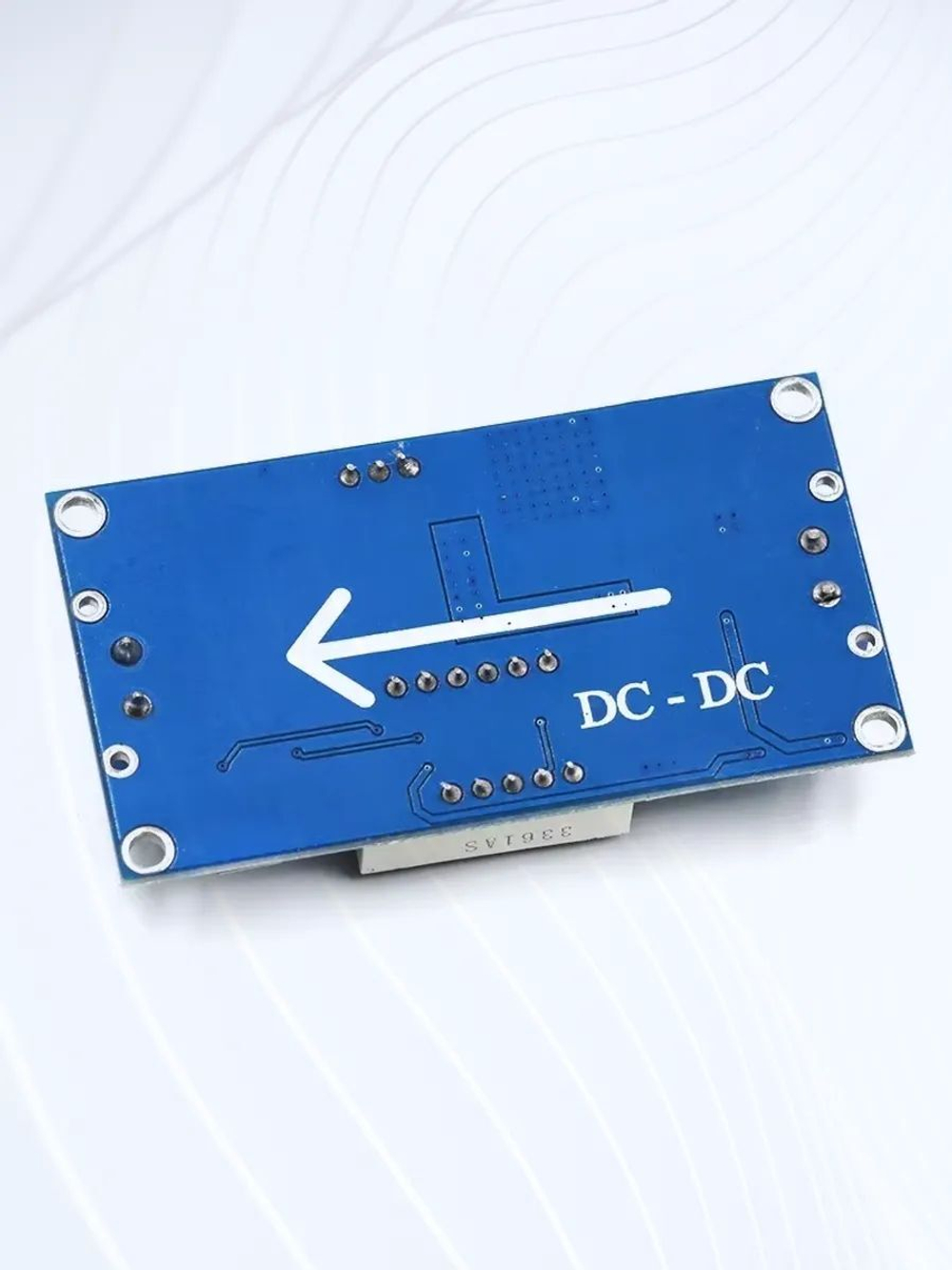 Понижающий регулируемый DC-DC преобразователь LM2596S с дисплеем