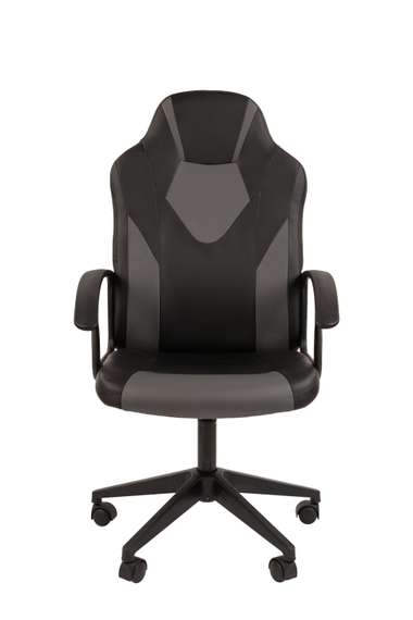 Кресло   Стандарт СТ-17 Гейм Россия экопремиум черн/серый