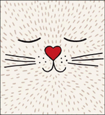 Открытка 121*130мм. "Кот" (АртДизайн)