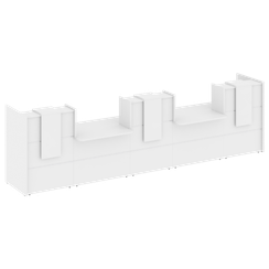 Onix Ресепшн O.R-K-20 Белый Бриллиант 4530*766*1187