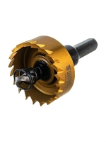 Коронка HSS с нитридтитановым покрытием по металлу 35 мм DENZEL 724110