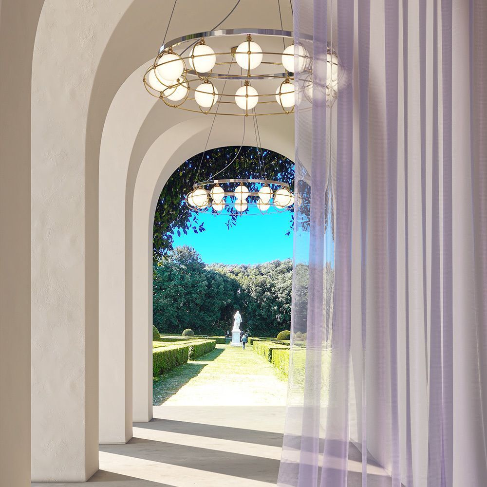 Подвесная люстра Maytoni Carcass MOD312PL-08GCH