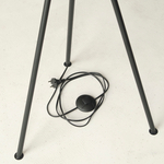 Торшер напольный красный с красным абажуром в стиле лофт, светильник напольный классический, Даг, E27, 60 Вт