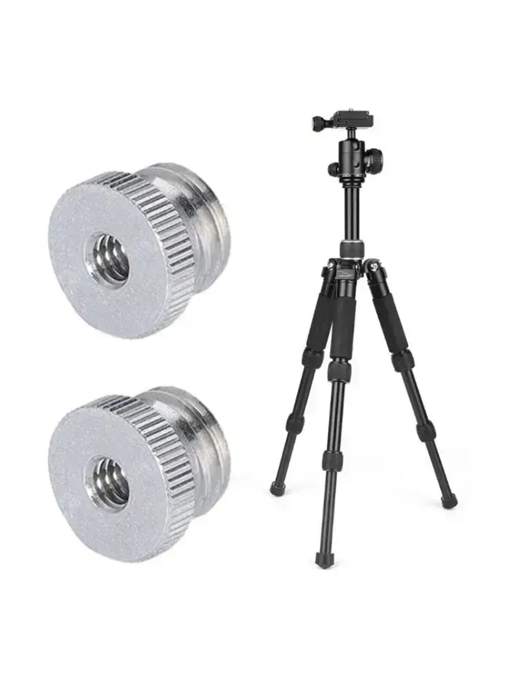 Гладкий переходник с винтом для микрофона с разъемом папа 5/8 дюйма на разъем мама 1/4 дюйма для штатива подставки для микрофона