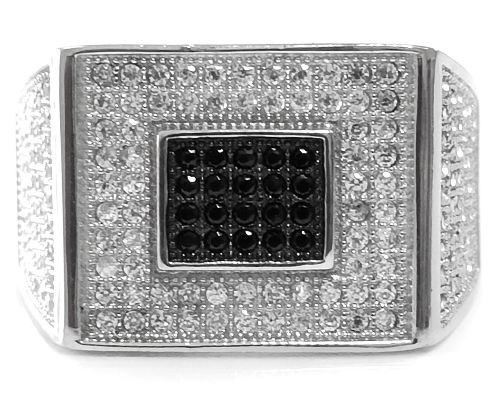 Ювелирное мужское кольцо из серебра