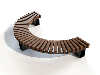 Скамья полукруглая