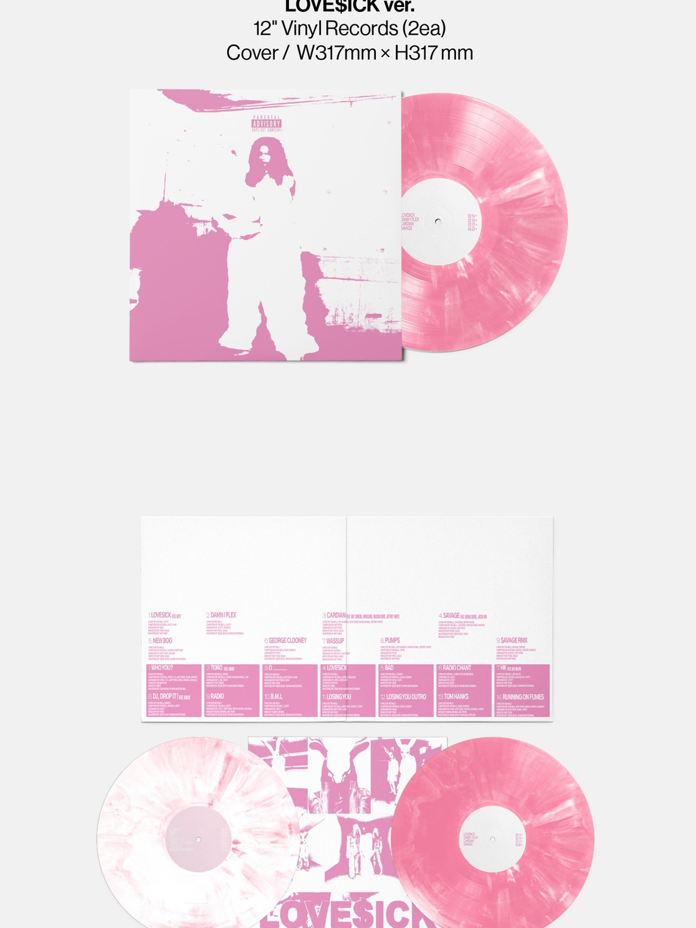 (ПРЕДЗАКАЗ) Альбом KID MILLI - LOVE ICK 3rd Studio Album 2LP