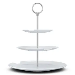 Этажерка food-tempel teller mit biss, 3 яруса, D15/20/28 см