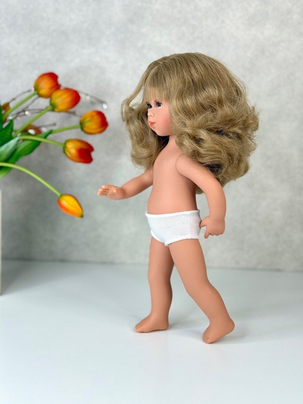 Кукла D Nenes виниловая 34см Celia без одежды (022326W)