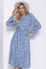 Платье Трепетная нежность (синее) П12454-8 LT Collection