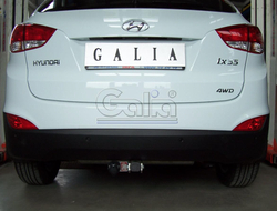 Фаркоп оцинкованный Galia H083C для Hyundai ix35 2010-2015, Kia Sportage 2010-2015(паспорт и сертификат в комплекте)(без электрики)
