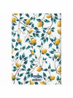 Тетрадь 40 л. в клетку обложка SoftTouch, бежевая бумага 70 г/м2, сшивка, А5 (147х210 мм), ЛИМОНЫ, BRAUBERG, 403771