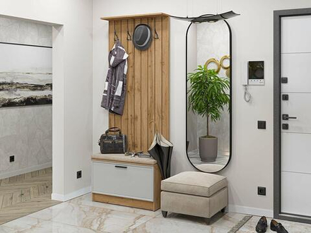 Прихожая Стиль-01 Grey Silk Дуб Вотан