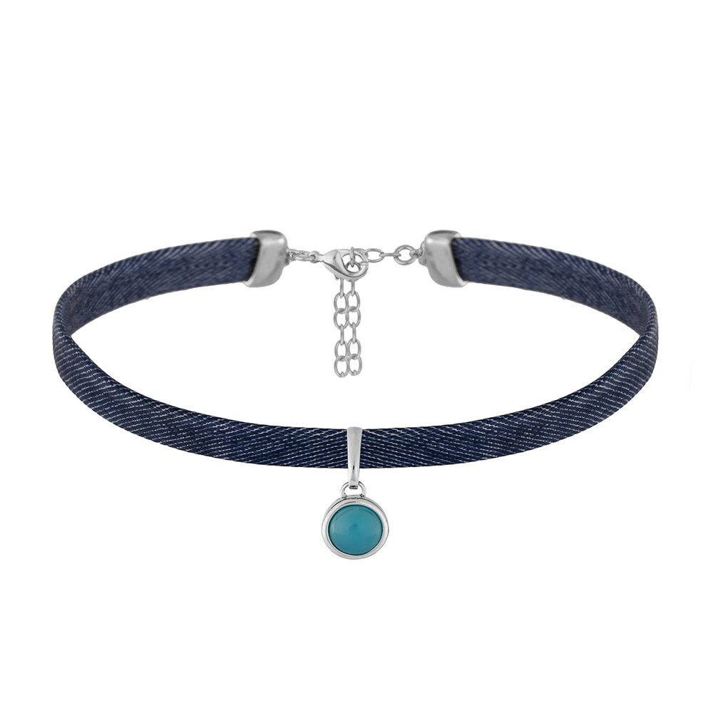 Чокер Possebon Blue Sky Agate B0113.21 BL/S