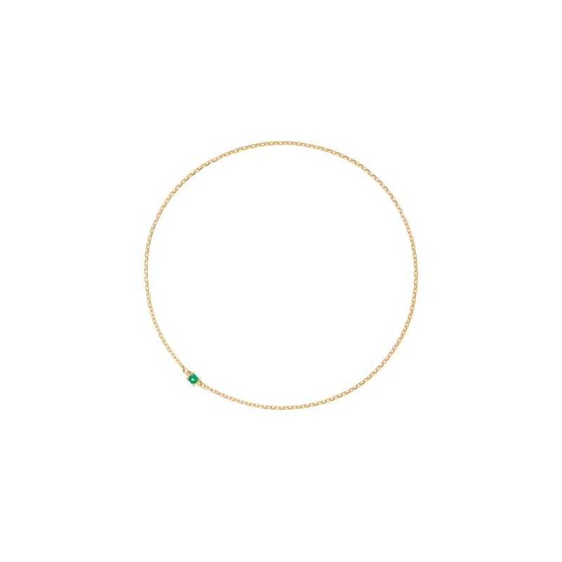 Вечный браслет ВЛВ Навсегда – Изумрудный багет