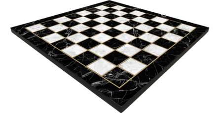 Шахматная доска Черный Мрамор XL, Турция, Yenigun