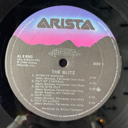 Винтажная виниловая пластинка LP Krokus The Blitz (Canada 1984)