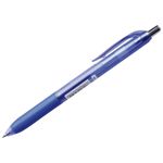 Ручка шариковая автоматическая Crown "Quick Dry" синяя, 0,5мм, грип, с быстросохнущими чернилами