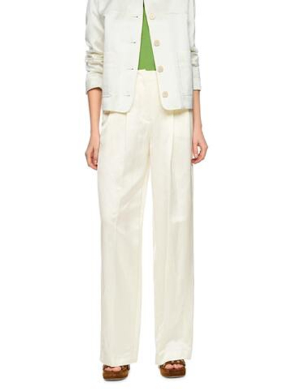 Marc Cain Брюки из струящейся ткани с защипами